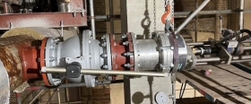 Hot tapping drilling Rig in situ