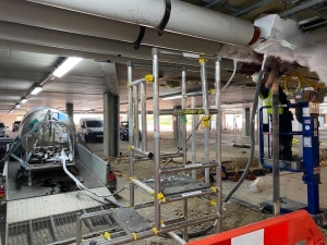 Undercroft pipework access